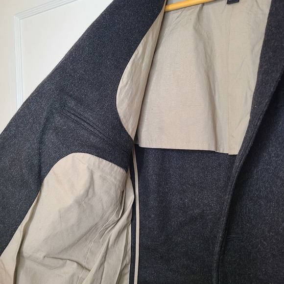 John Varvatos USA Wool Cashmere Blend Blazer Over Coat Jacket US Size 38 - Picture 6 of 7